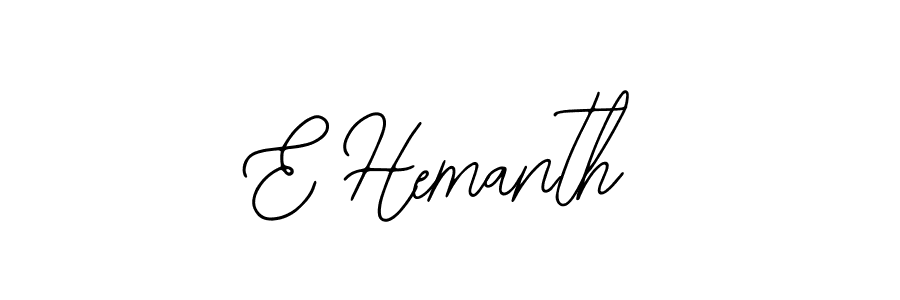 Make a beautiful signature design for name E Hemanth. Use this online signature maker to create a handwritten signature for free. E Hemanth signature style 12 images and pictures png