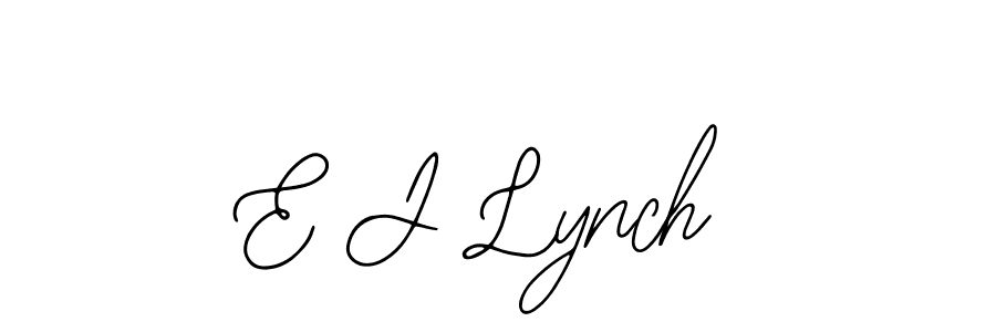 How to Draw E J Lynch signature style? Bearetta-2O07w is a latest design signature styles for name E J Lynch. E J Lynch signature style 12 images and pictures png