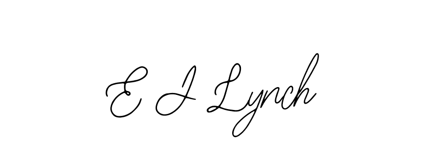 Bearetta-2O07w is a professional signature style that is perfect for those who want to add a touch of class to their signature. It is also a great choice for those who want to make their signature more unique. Get E J Lynch name to fancy signature for free. E J Lynch signature style 12 images and pictures png