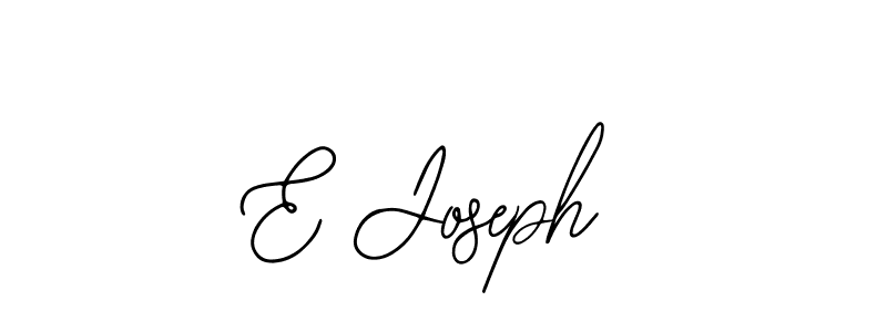 Also we have E Joseph name is the best signature style. Create professional handwritten signature collection using Bearetta-2O07w autograph style. E Joseph signature style 12 images and pictures png