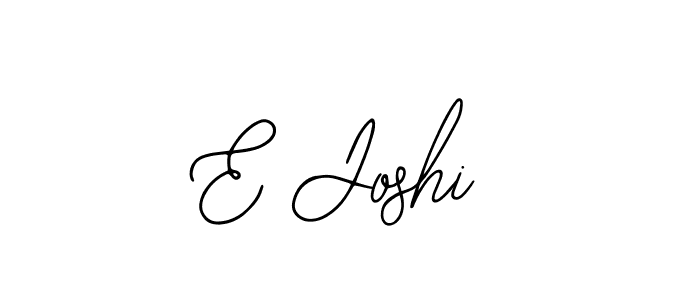 E Joshi stylish signature style. Best Handwritten Sign (Bearetta-2O07w) for my name. Handwritten Signature Collection Ideas for my name E Joshi. E Joshi signature style 12 images and pictures png