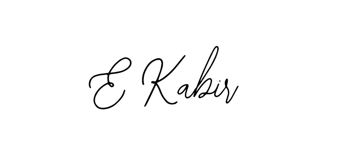 Also You can easily find your signature by using the search form. We will create E Kabir name handwritten signature images for you free of cost using Bearetta-2O07w sign style. E Kabir signature style 12 images and pictures png