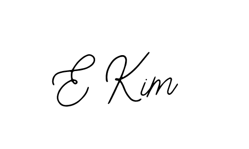 The best way (Bearetta-2O07w) to make a short signature is to pick only two or three words in your name. The name E Kim include a total of six letters. For converting this name. E Kim signature style 12 images and pictures png