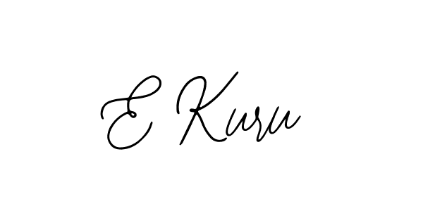 if you are searching for the best signature style for your name E Kuru. so please give up your signature search. here we have designed multiple signature styles  using Bearetta-2O07w. E Kuru signature style 12 images and pictures png