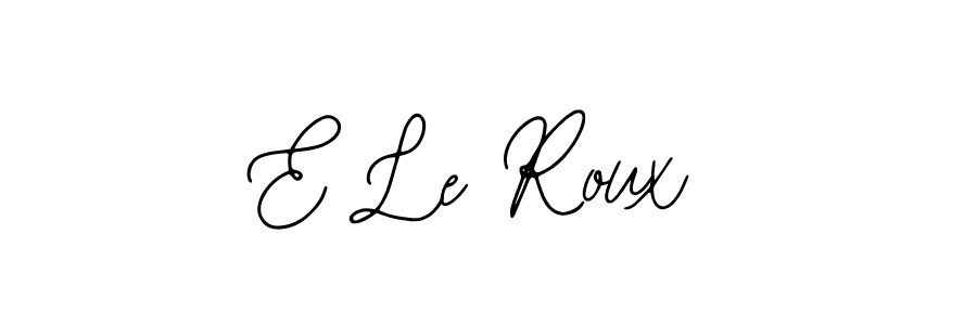 E Le Roux stylish signature style. Best Handwritten Sign (Bearetta-2O07w) for my name. Handwritten Signature Collection Ideas for my name E Le Roux. E Le Roux signature style 12 images and pictures png