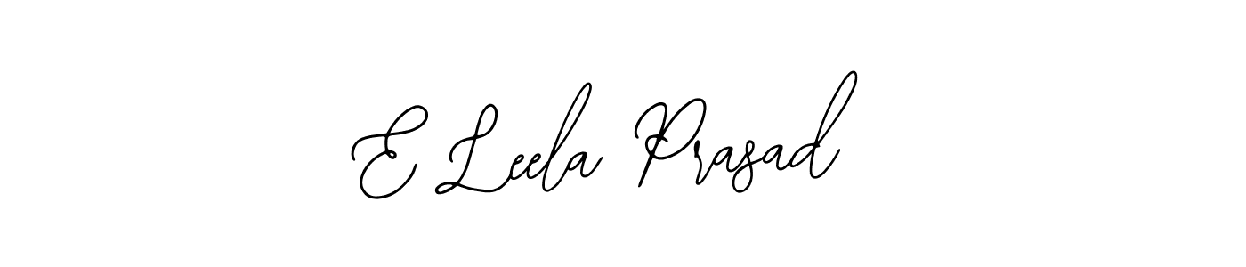 Make a beautiful signature design for name E Leela Prasad. Use this online signature maker to create a handwritten signature for free. E Leela Prasad signature style 12 images and pictures png