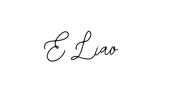 It looks lik you need a new signature style for name E Liao. Design unique handwritten (Bearetta-2O07w) signature with our free signature maker in just a few clicks. E Liao signature style 12 images and pictures png