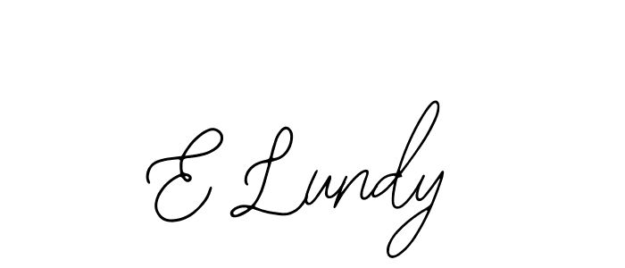 Bearetta-2O07w is a professional signature style that is perfect for those who want to add a touch of class to their signature. It is also a great choice for those who want to make their signature more unique. Get E Lundy name to fancy signature for free. E Lundy signature style 12 images and pictures png