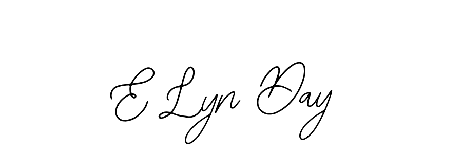 You should practise on your own different ways (Bearetta-2O07w) to write your name (E Lyn Day) in signature. don't let someone else do it for you. E Lyn Day signature style 12 images and pictures png