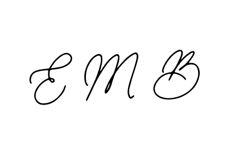 Bearetta-2O07w is a professional signature style that is perfect for those who want to add a touch of class to their signature. It is also a great choice for those who want to make their signature more unique. Get E M B name to fancy signature for free. E M B signature style 12 images and pictures png