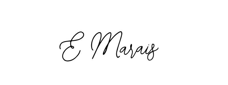 Similarly Bearetta-2O07w is the best handwritten signature design. Signature creator online .You can use it as an online autograph creator for name E Marais. E Marais signature style 12 images and pictures png