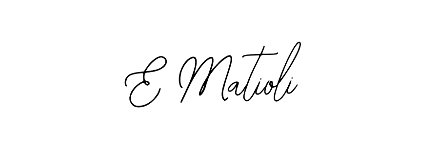 How to Draw E Matioli signature style? Bearetta-2O07w is a latest design signature styles for name E Matioli. E Matioli signature style 12 images and pictures png