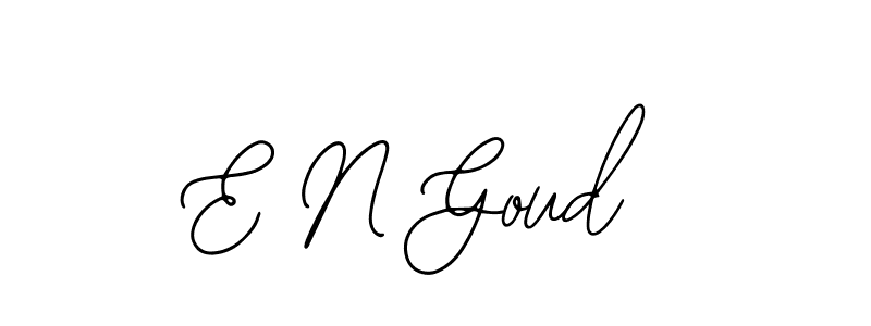 Make a beautiful signature design for name E N Goud. With this signature (Bearetta-2O07w) style, you can create a handwritten signature for free. E N Goud signature style 12 images and pictures png