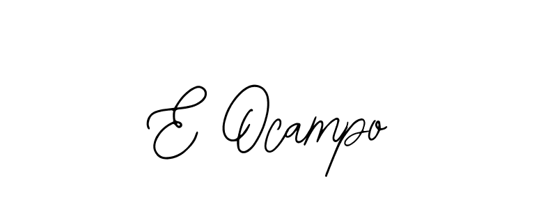 It looks lik you need a new signature style for name E Ocampo. Design unique handwritten (Bearetta-2O07w) signature with our free signature maker in just a few clicks. E Ocampo signature style 12 images and pictures png