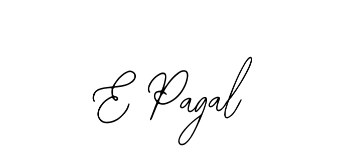 It looks lik you need a new signature style for name E Pagal. Design unique handwritten (Bearetta-2O07w) signature with our free signature maker in just a few clicks. E Pagal signature style 12 images and pictures png