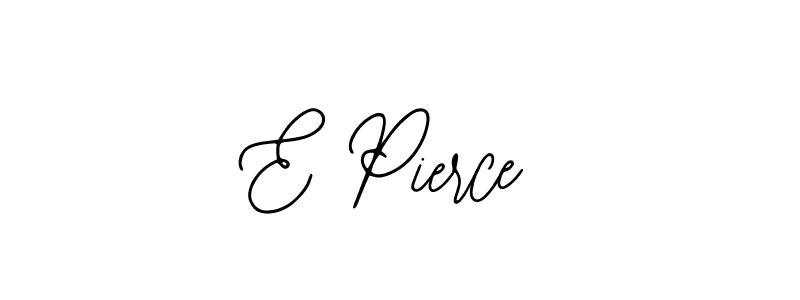 Create a beautiful signature design for name E Pierce. With this signature (Bearetta-2O07w) fonts, you can make a handwritten signature for free. E Pierce signature style 12 images and pictures png