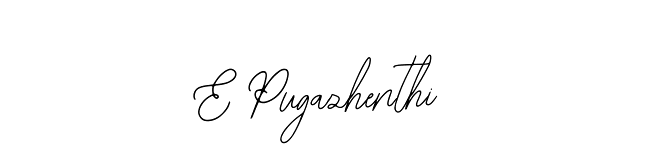 Make a beautiful signature design for name E Pugazhenthi. With this signature (Bearetta-2O07w) style, you can create a handwritten signature for free. E Pugazhenthi signature style 12 images and pictures png