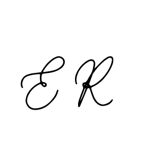 Create a beautiful signature design for name E R. With this signature (Bearetta-2O07w) fonts, you can make a handwritten signature for free. E R signature style 12 images and pictures png