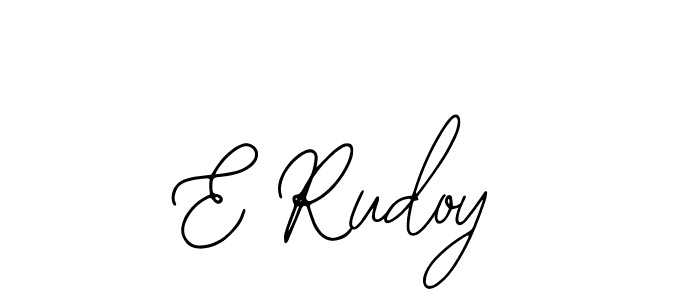 E Rudoy stylish signature style. Best Handwritten Sign (Bearetta-2O07w) for my name. Handwritten Signature Collection Ideas for my name E Rudoy. E Rudoy signature style 12 images and pictures png