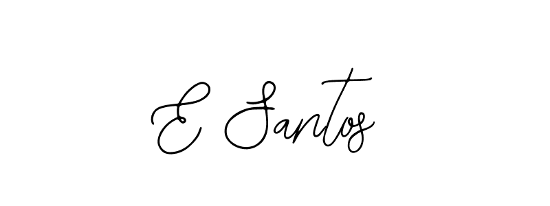 This is the best signature style for the E Santos name. Also you like these signature font (Bearetta-2O07w). Mix name signature. E Santos signature style 12 images and pictures png