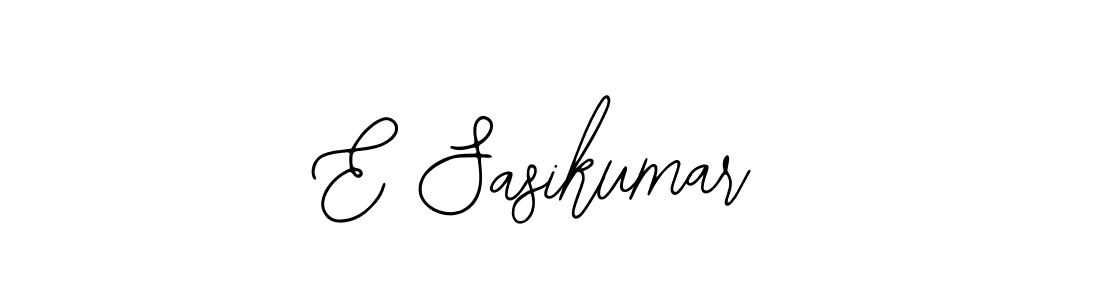 Design your own signature with our free online signature maker. With this signature software, you can create a handwritten (Bearetta-2O07w) signature for name E Sasikumar. E Sasikumar signature style 12 images and pictures png