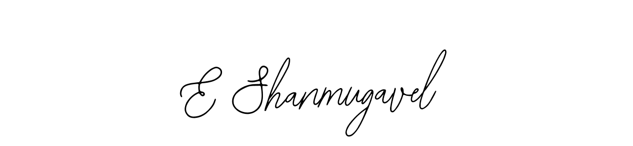 Also we have E Shanmugavel name is the best signature style. Create professional handwritten signature collection using Bearetta-2O07w autograph style. E Shanmugavel signature style 12 images and pictures png