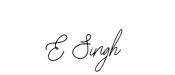 Bearetta-2O07w is a professional signature style that is perfect for those who want to add a touch of class to their signature. It is also a great choice for those who want to make their signature more unique. Get E Singh name to fancy signature for free. E Singh signature style 12 images and pictures png