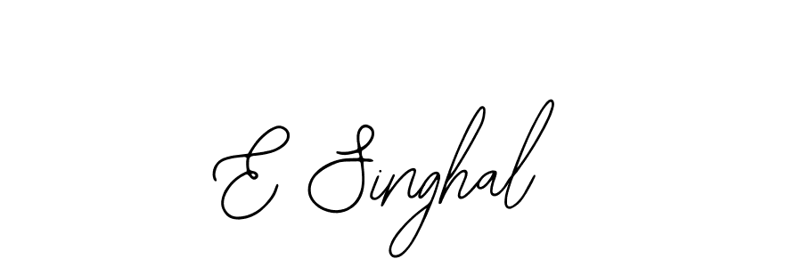 Make a beautiful signature design for name E Singhal. Use this online signature maker to create a handwritten signature for free. E Singhal signature style 12 images and pictures png