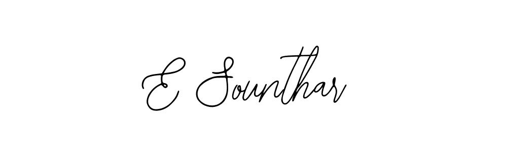 Here are the top 10 professional signature styles for the name E Sounthar. These are the best autograph styles you can use for your name. E Sounthar signature style 12 images and pictures png