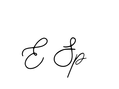 You should practise on your own different ways (Bearetta-2O07w) to write your name (E Sp) in signature. don't let someone else do it for you. E Sp signature style 12 images and pictures png