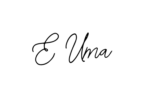 Create a beautiful signature design for name E Uma. With this signature (Bearetta-2O07w) fonts, you can make a handwritten signature for free. E Uma signature style 12 images and pictures png