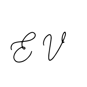 Also we have E V name is the best signature style. Create professional handwritten signature collection using Bearetta-2O07w autograph style. E V signature style 12 images and pictures png