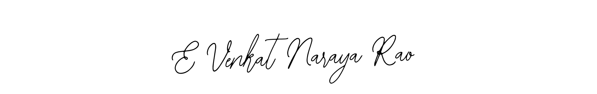 Bearetta-2O07w is a professional signature style that is perfect for those who want to add a touch of class to their signature. It is also a great choice for those who want to make their signature more unique. Get E Venkat Naraya Rao name to fancy signature for free. E Venkat Naraya Rao signature style 12 images and pictures png