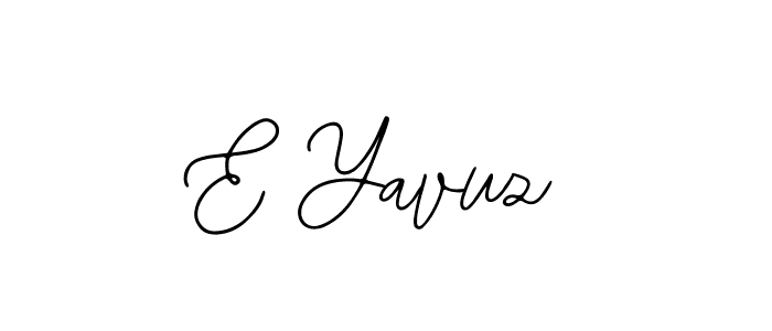Make a beautiful signature design for name E Yavuz. Use this online signature maker to create a handwritten signature for free. E Yavuz signature style 12 images and pictures png