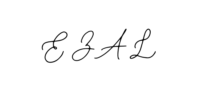 Best and Professional Signature Style for E Z A L. Bearetta-2O07w Best Signature Style Collection. E Z A L signature style 12 images and pictures png