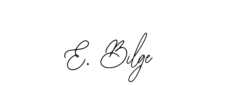 Make a beautiful signature design for name E. Bilge. With this signature (Bearetta-2O07w) style, you can create a handwritten signature for free. E. Bilge signature style 12 images and pictures png