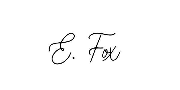 Best and Professional Signature Style for E. Fox. Bearetta-2O07w Best Signature Style Collection. E. Fox signature style 12 images and pictures png