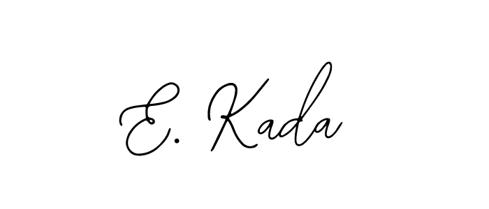 Also we have E. Kada name is the best signature style. Create professional handwritten signature collection using Bearetta-2O07w autograph style. E. Kada signature style 12 images and pictures png