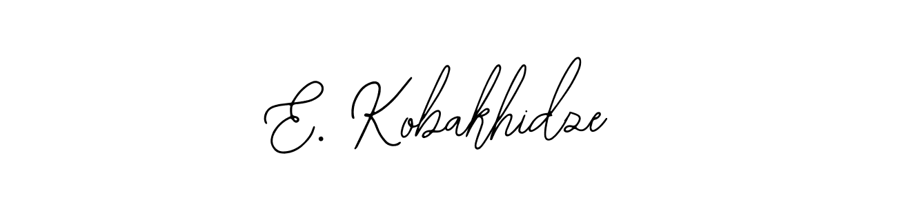 It looks lik you need a new signature style for name E. Kobakhidze. Design unique handwritten (Bearetta-2O07w) signature with our free signature maker in just a few clicks. E. Kobakhidze signature style 12 images and pictures png