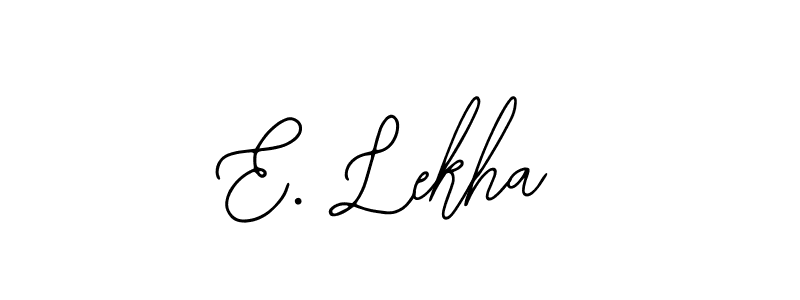 E. Lekha stylish signature style. Best Handwritten Sign (Bearetta-2O07w) for my name. Handwritten Signature Collection Ideas for my name E. Lekha. E. Lekha signature style 12 images and pictures png