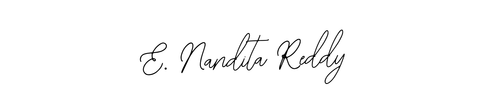 Also we have E. Nandita Reddy name is the best signature style. Create professional handwritten signature collection using Bearetta-2O07w autograph style. E. Nandita Reddy signature style 12 images and pictures png