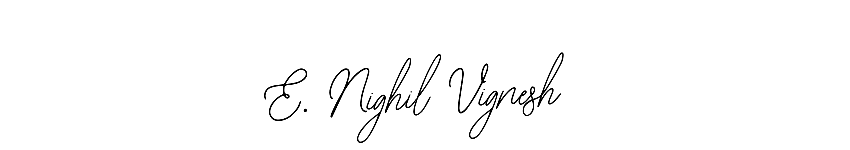 Here are the top 10 professional signature styles for the name E. Nighil Vignesh. These are the best autograph styles you can use for your name. E. Nighil Vignesh signature style 12 images and pictures png