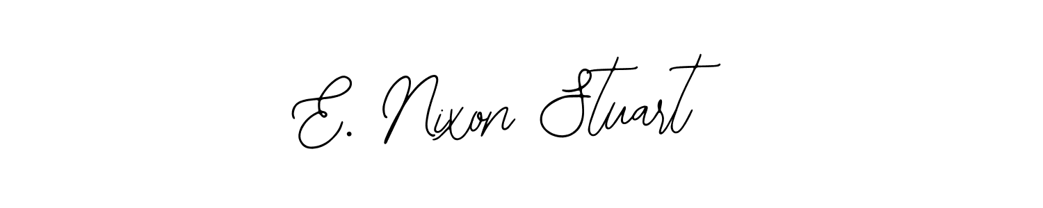 Also we have E. Nixon Stuart name is the best signature style. Create professional handwritten signature collection using Bearetta-2O07w autograph style. E. Nixon Stuart signature style 12 images and pictures png