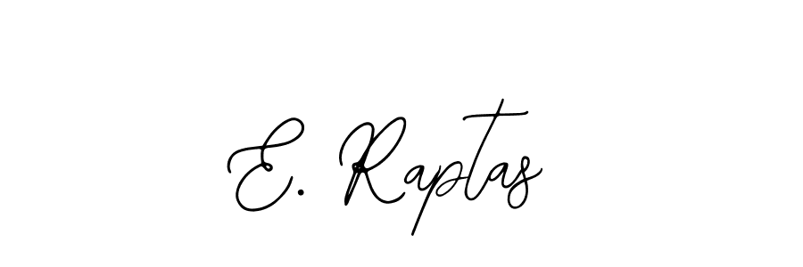 Also we have E. Raptas name is the best signature style. Create professional handwritten signature collection using Bearetta-2O07w autograph style. E. Raptas signature style 12 images and pictures png