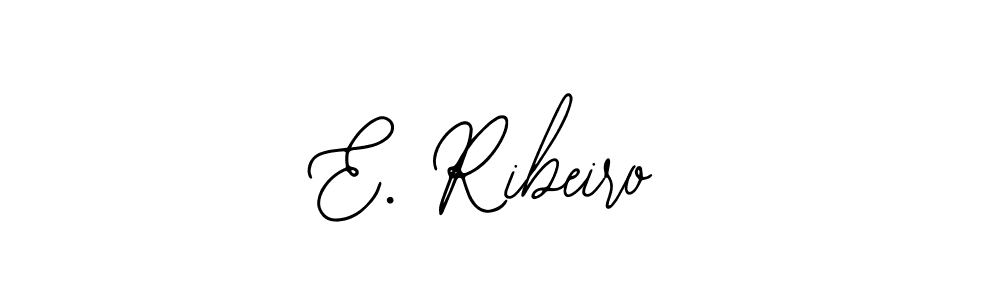 Make a beautiful signature design for name E. Ribeiro. With this signature (Bearetta-2O07w) style, you can create a handwritten signature for free. E. Ribeiro signature style 12 images and pictures png