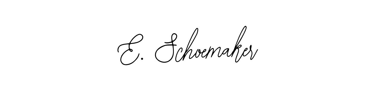 This is the best signature style for the E. Schoemaker name. Also you like these signature font (Bearetta-2O07w). Mix name signature. E. Schoemaker signature style 12 images and pictures png