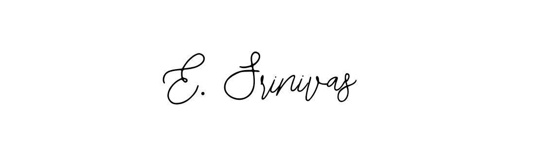 Use a signature maker to create a handwritten signature online. With this signature software, you can design (Bearetta-2O07w) your own signature for name E. Srinivas. E. Srinivas signature style 12 images and pictures png