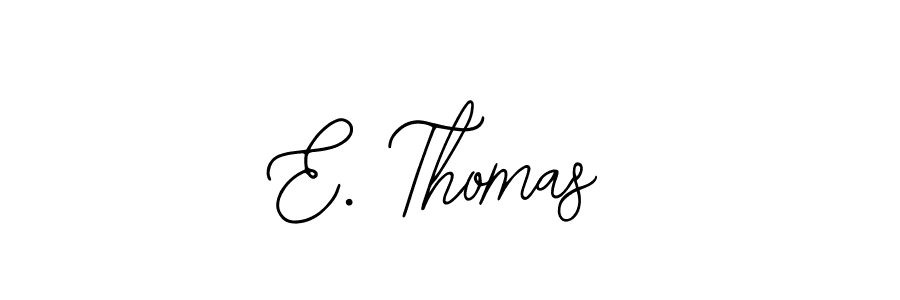 E. Thomas stylish signature style. Best Handwritten Sign (Bearetta-2O07w) for my name. Handwritten Signature Collection Ideas for my name E. Thomas. E. Thomas signature style 12 images and pictures png