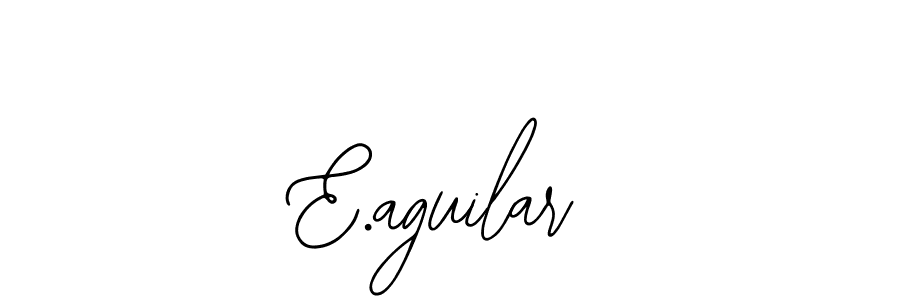 The best way (Bearetta-2O07w) to make a short signature is to pick only two or three words in your name. The name E.aguilar include a total of six letters. For converting this name. E.aguilar signature style 12 images and pictures png