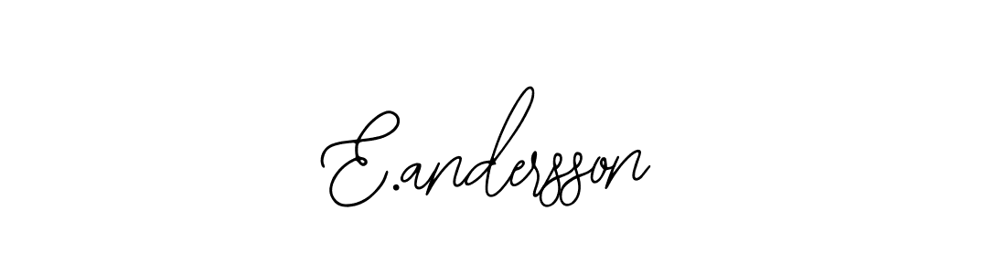 Bearetta-2O07w is a professional signature style that is perfect for those who want to add a touch of class to their signature. It is also a great choice for those who want to make their signature more unique. Get E.andersson name to fancy signature for free. E.andersson signature style 12 images and pictures png